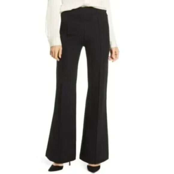 Spanx Classic Black High Rise Flare Pants XL Petite Stretch Ponte 20252Q - Picture 1 of 10